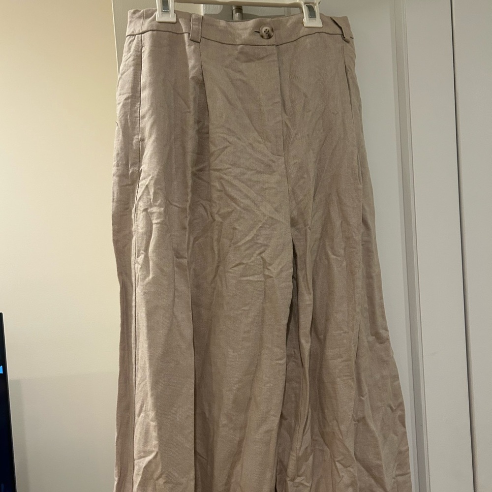 ASOS Design High Rise Wide Leg Pants - Picture 2 of 4